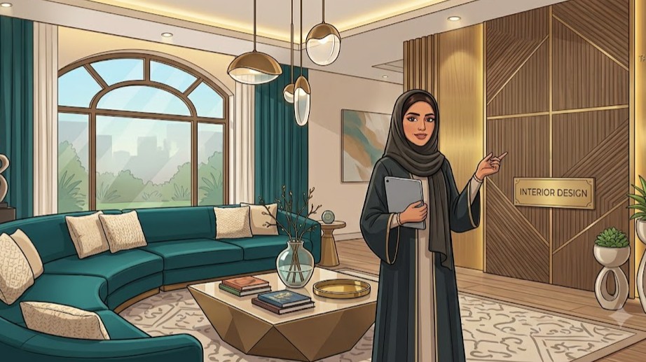 أحدث اتجاهات ديكورات صالات الاستقبال في الشقق الكويتية